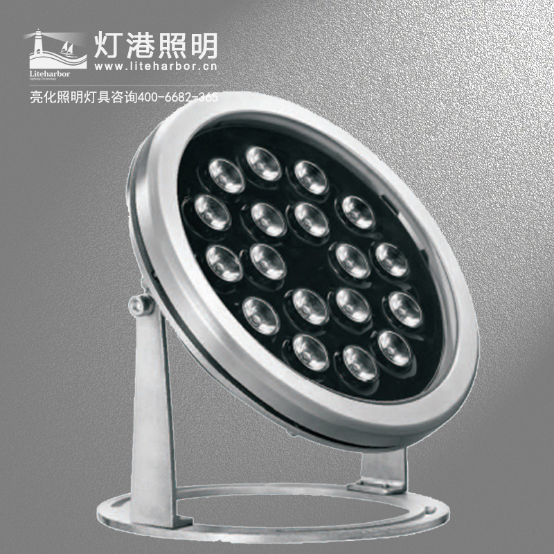 DG6351-LED水底燈專業(yè)廠家 廣場噴泉亮化七彩防水水底燈工程廠家